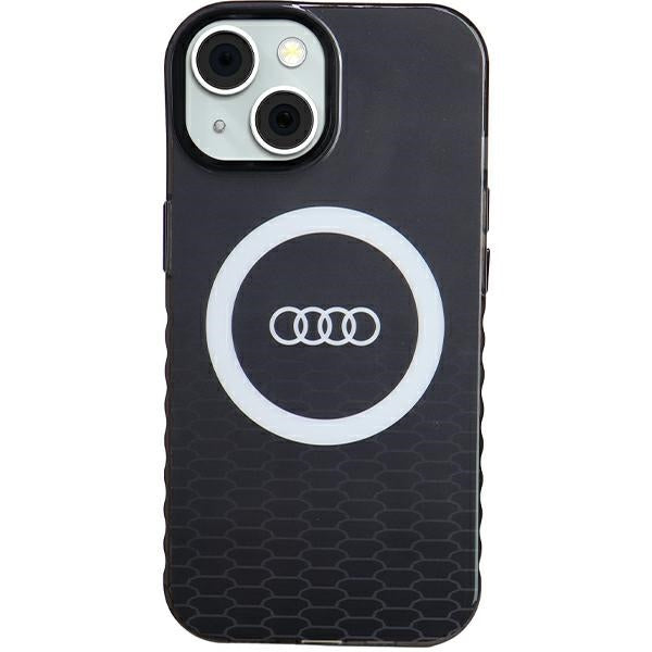 Capa Audi IML Big Logo MagSafe para iPhone 15 / 14 / 13 - preta