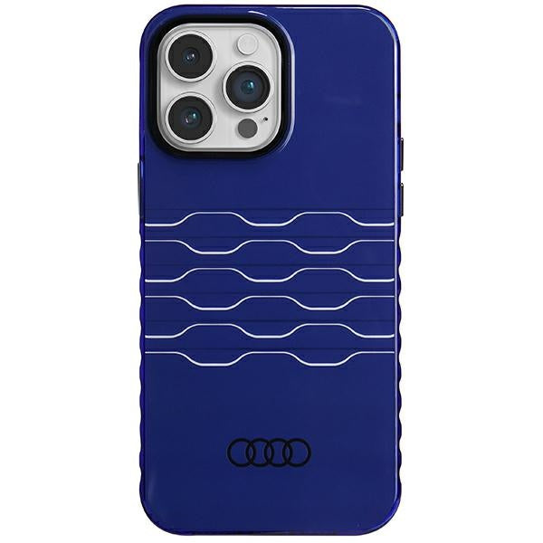 Capa Audi IML MagSafe para iPhone 14 Pro Max - azul
