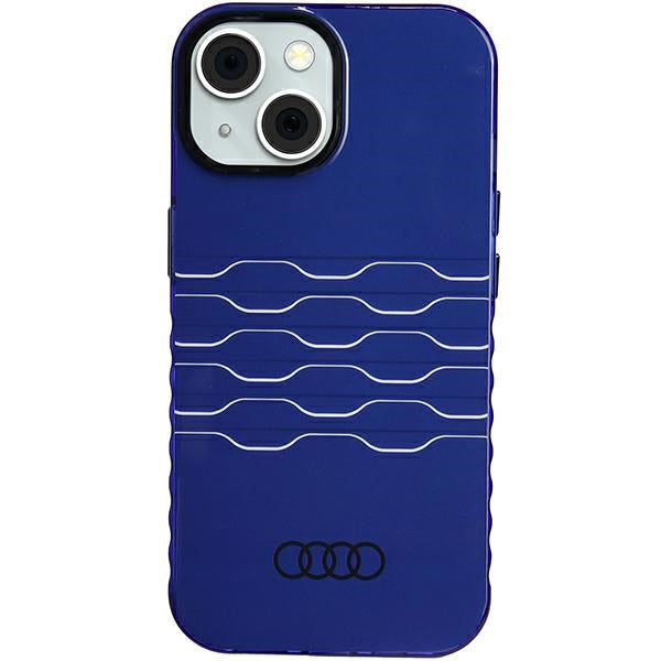Capa Audi IML MagSafe para iPhone 15 / 14 / 13 - azul