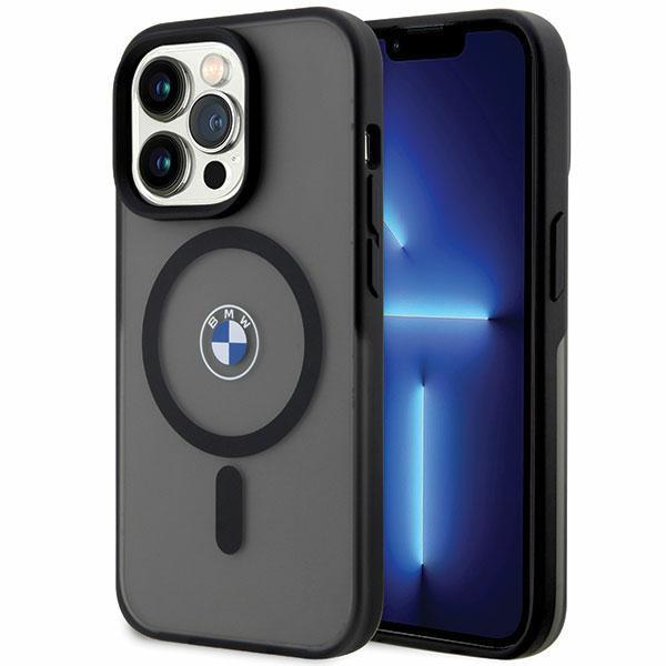 Capa BMW Signature MagSafe para iPhone 14 Pro - preta