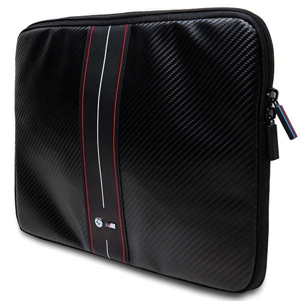 Capa BMW Carbon & Red Stripe para laptop de 14" - preta