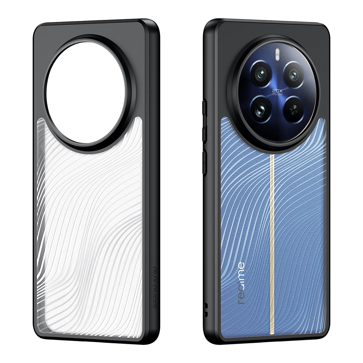 Capa Etui Dux Ducis Aimo para Realme 12 Pro / 12 Pro+ - preta