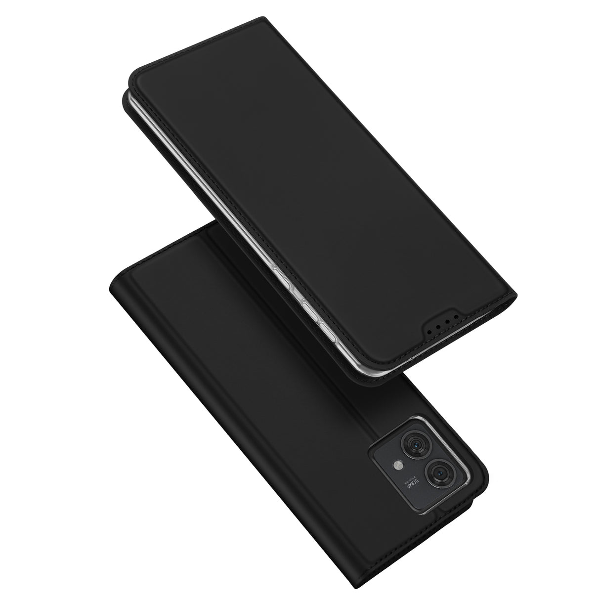 Capa Dux Ducis Skin Pro para Motorola Moto Edge 40 Neo com aba - preta