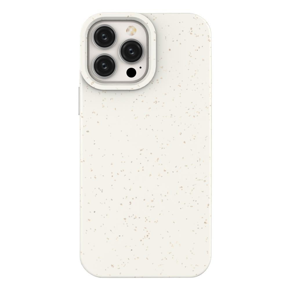 Capa Eco Case para iPhone 14 Plus em silicone degradável branca