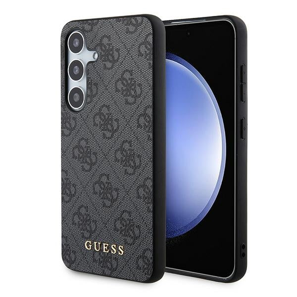Capa Guess 4G Metal Gold Logo para Samsung Galaxy S24 - preta