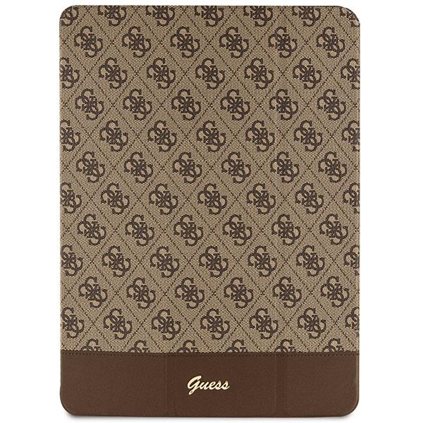 Capa Guess 4G Stripe Allover para iPad Pro 12.9" - castanho