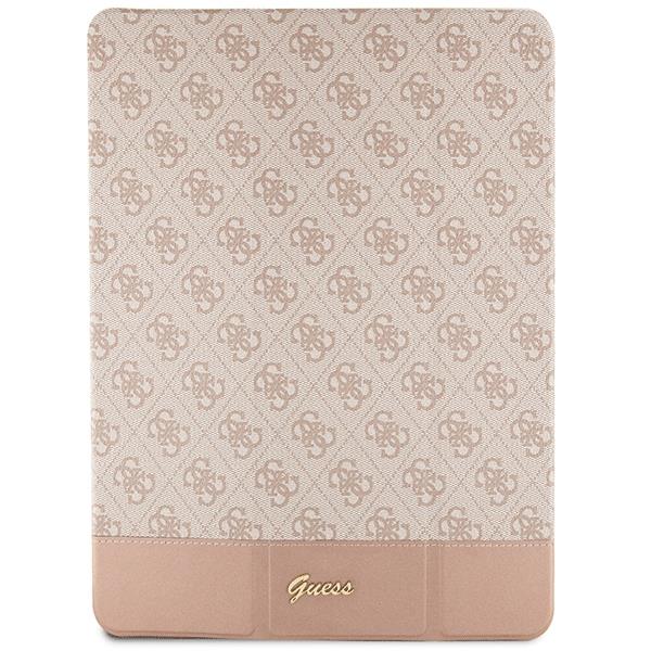 Capa Guess 4G Stripe Allover para iPad Pro 12.9" - rosa