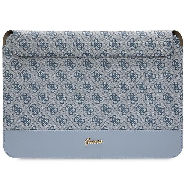 Capa Guess 4G Stripe Metal Logo para laptop de 14" - azul