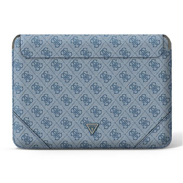 Capa Guess 4G Uptown Triangle Logo para laptop de 13-14'' - azul