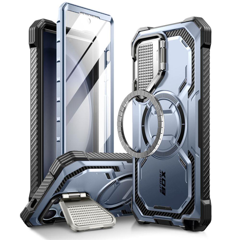 Capa Supcase IBLSN Armorbox Mag com MagSafe para Samsung Galaxy S24 Ultra - azul