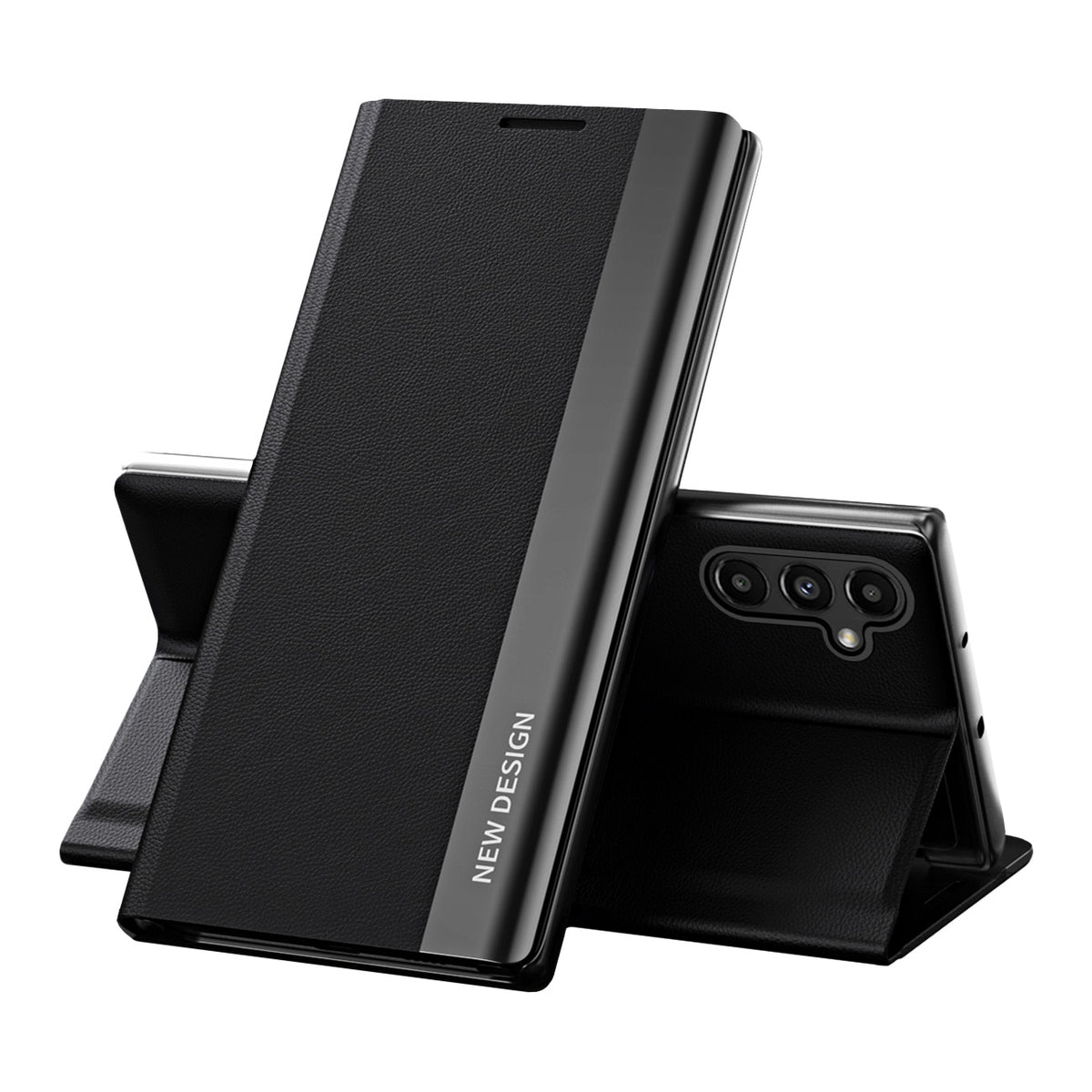 Capa Sleep Case Pro para Samsung Galaxy A13 com aba suporte na cor preta