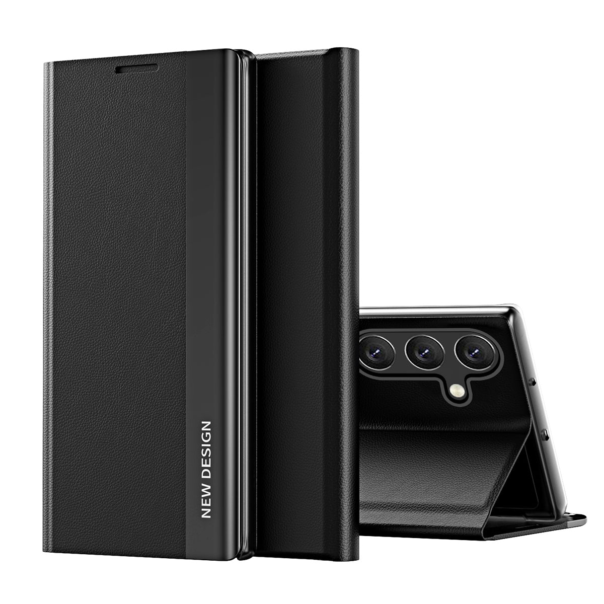 Capa Sleep Case Pro para Samsung Galaxy A24 4G com aba suporte na cor preta