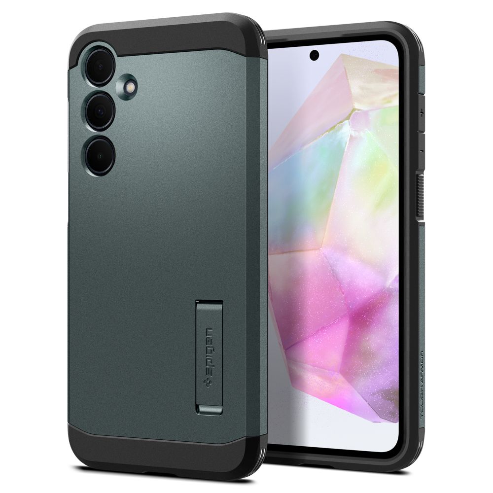Capa Spigen Tough Armor para Samsung Galaxy A35 5G - verde