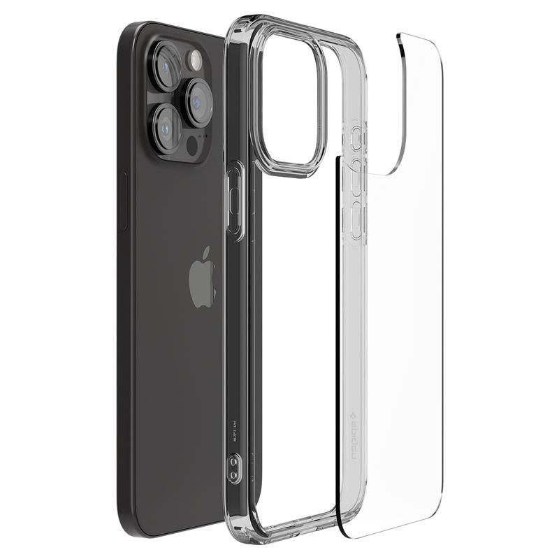 Capa Spigen Ultra Hybrid para iPhone 15 Pro - transparente-cinza