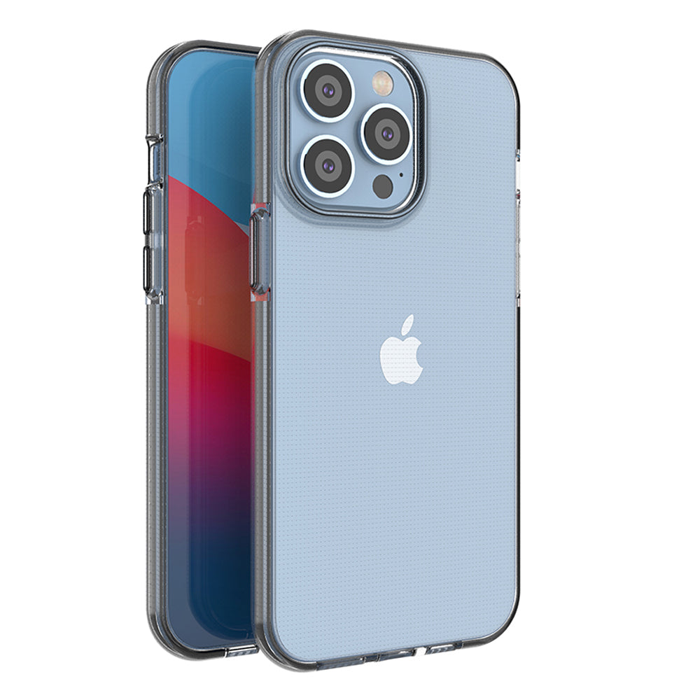 Capa de silicone Spring Case para iPhone 14 Pro Max com moldura preta
