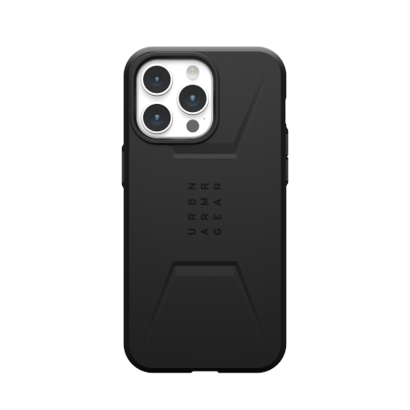 Capa UAG Civilian MagSafe para iPhone 15 Pro Max - preta
