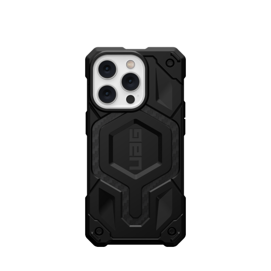 Capa UAG Monarch Pro com MagSafe para iPhone 14 Pro Max - carbono preto
