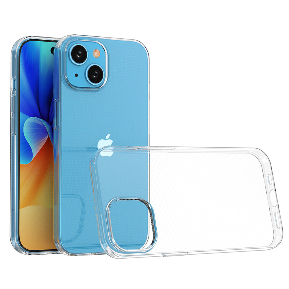 Capa Ultra Clear flexível para iPhone 15 - transparente