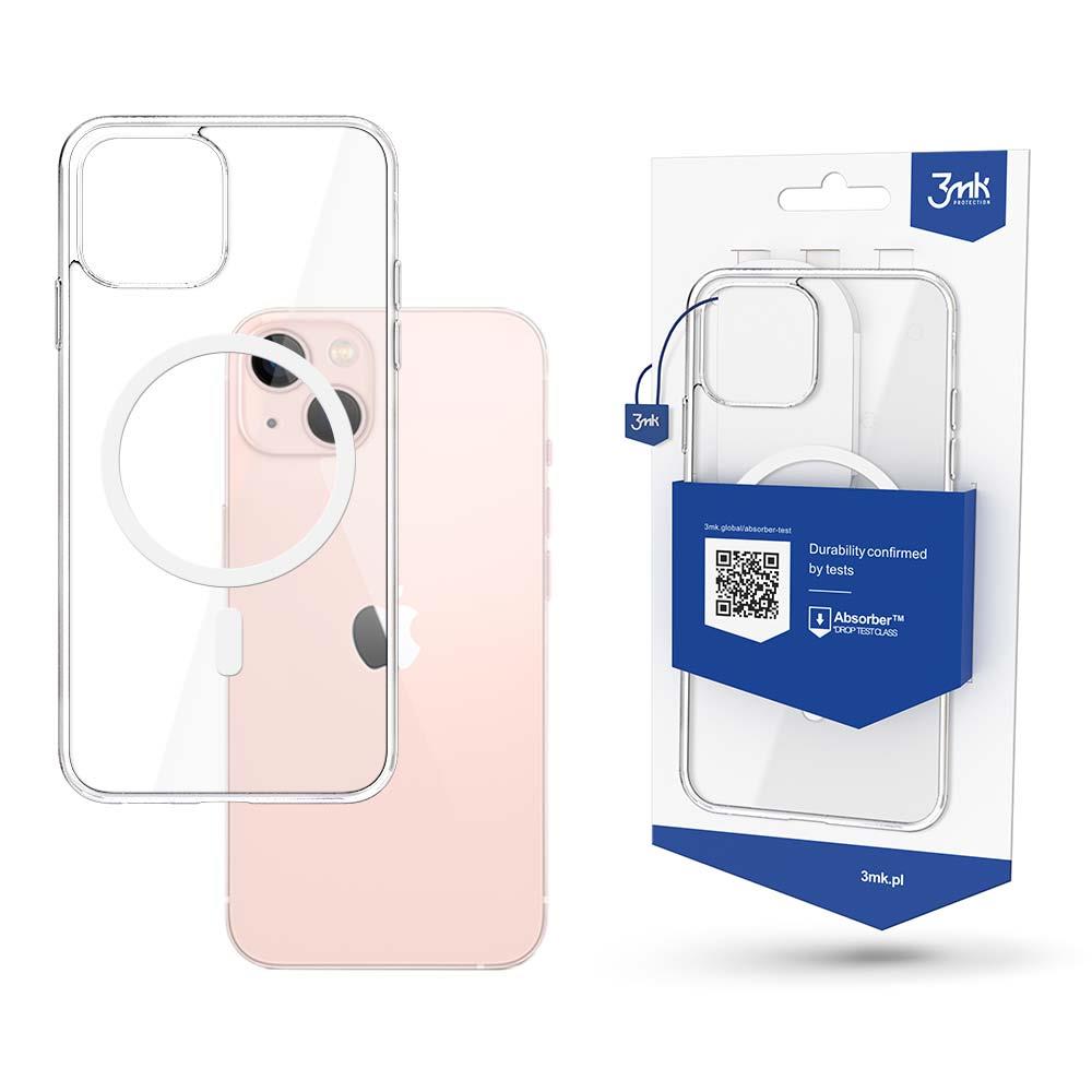 Capa 3mk Mag Case com MagSafe para iPhone 14 Plus - transparente
