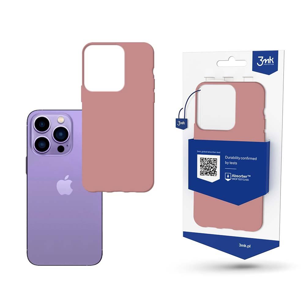 Capa 3mk Matt Case para iPhone 14 Pro Max - rosa