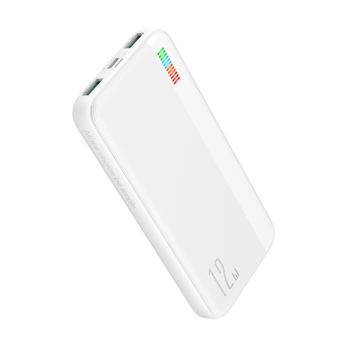 Powerbank Joyroom 10000mAh Série Dazzling 12W branco (JR-T016)