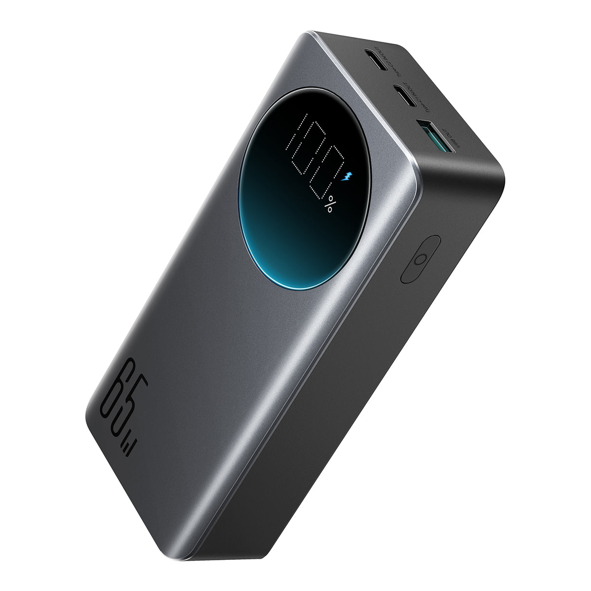 Powerbank Joyroom 30000mAh 65W com display digital (JR-PBF05) - preto