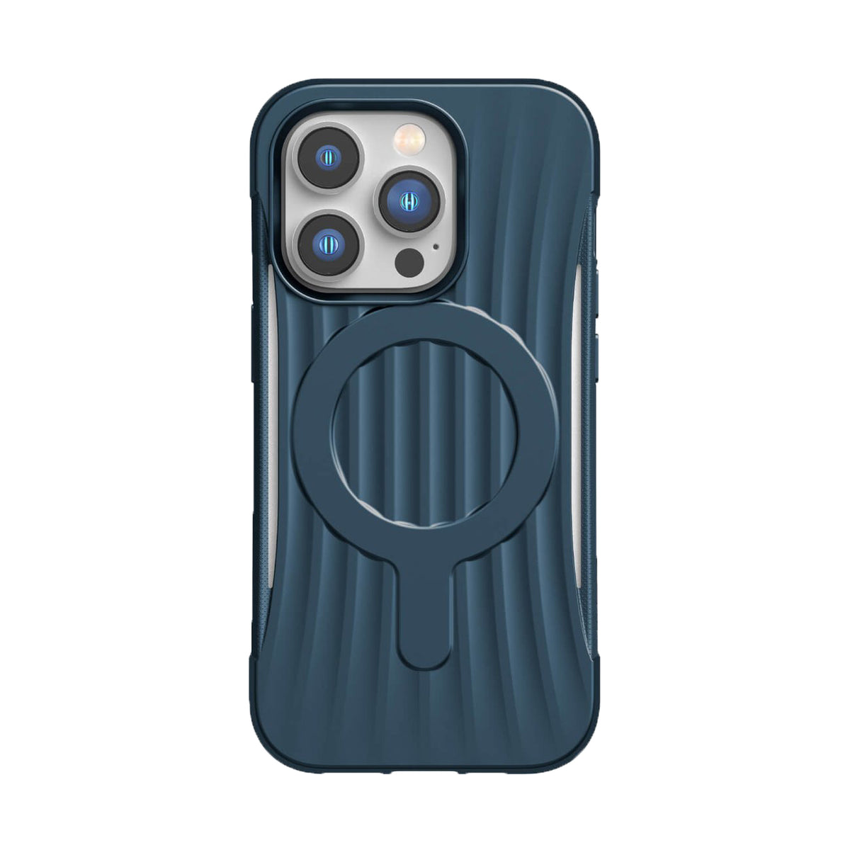 Capa Raptic X-Doria Clutch para iPhone 14 Pro Max com MagSafe, capa traseira azul