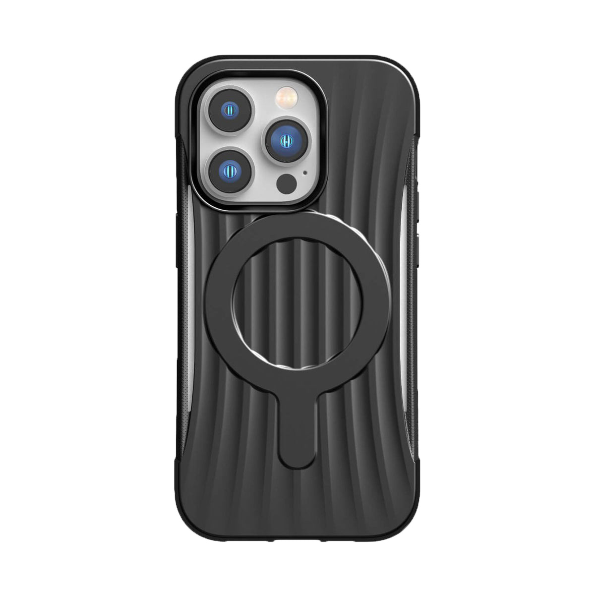 Capa Raptic X-Doria Clutch para iPhone 14 Pro com MagSafe, capa traseira preta