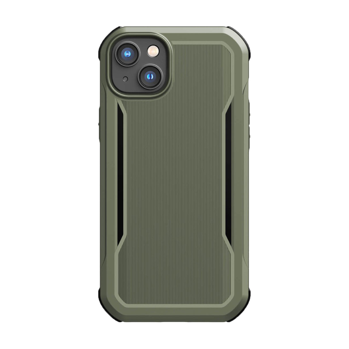 Capa Raptic X-Doria Fort para iPhone 14 com MagSafe, capa resistente na cor verde.