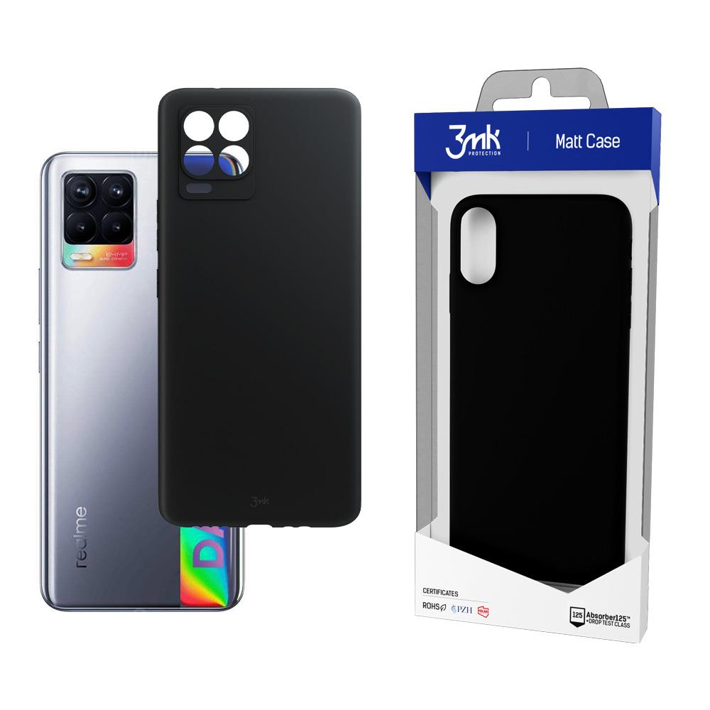 Capa 3mk Matt Case para Realme 8 4G - preta
