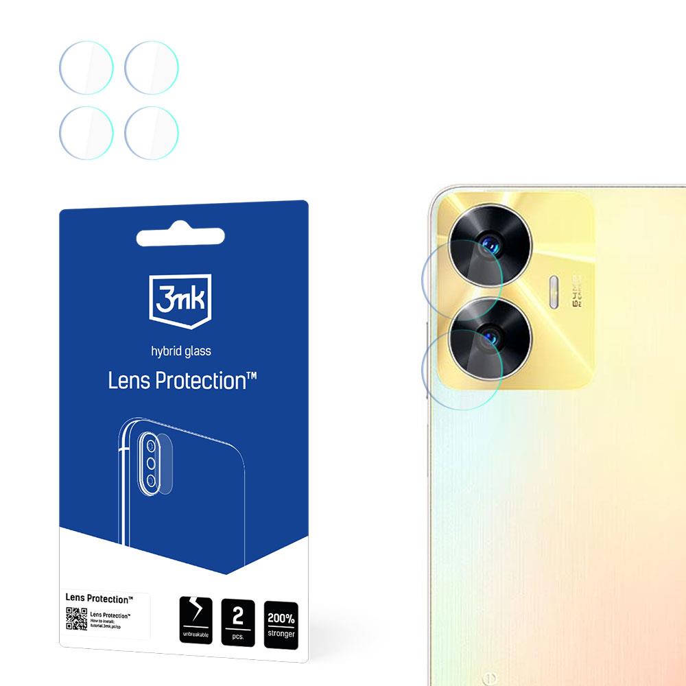 Proteção híbrida 3mk Lens Protection™ para lente de câmera no Realme C55
