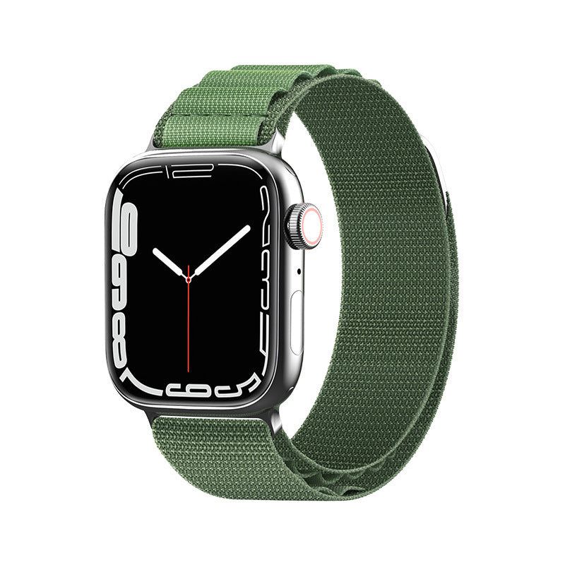 Pulseira Alpine com fivela de aço para Apple Watch 42/44/45/49 mm - verde