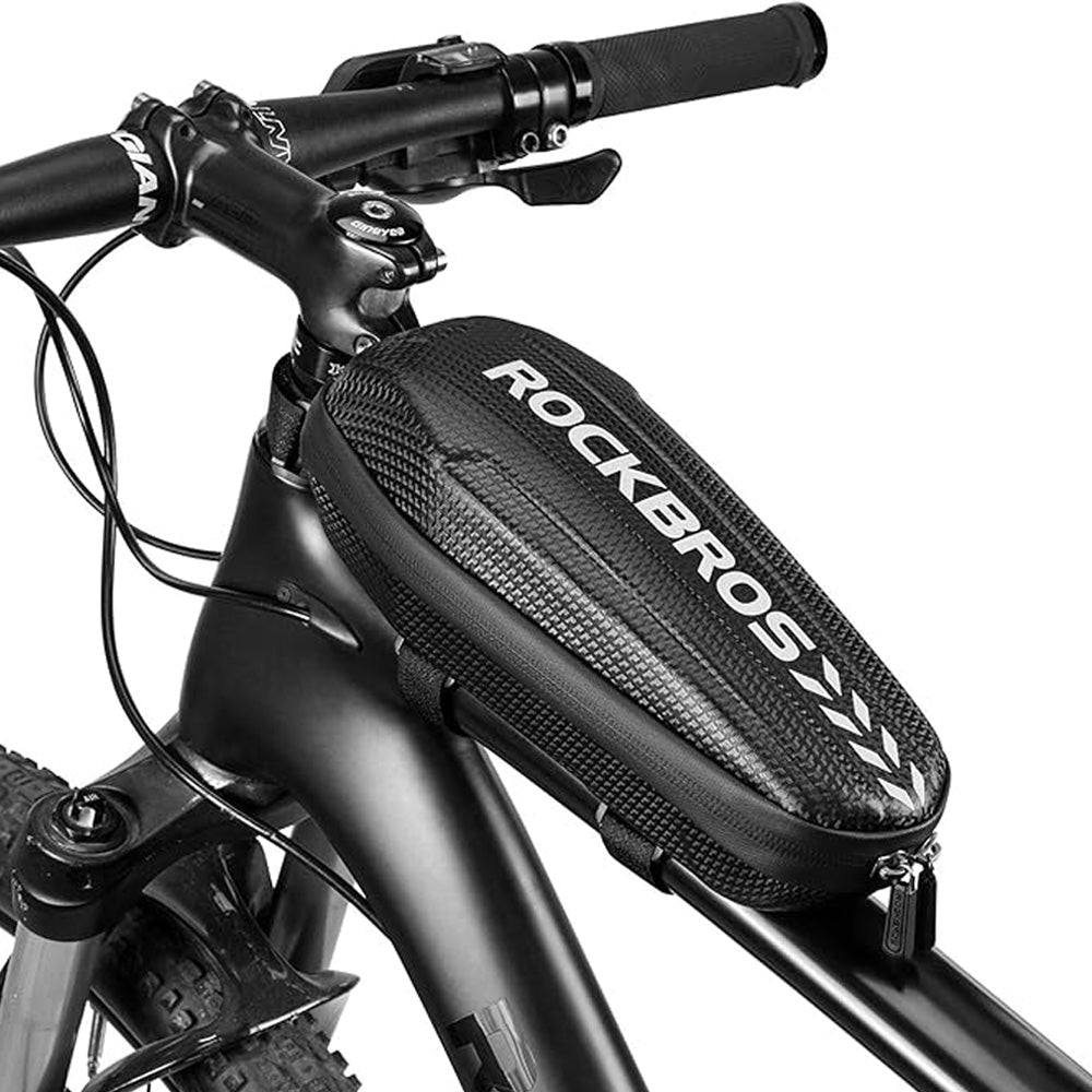 Bolsa de bicicleta Rockbros B60 impermeável para quadro - preta