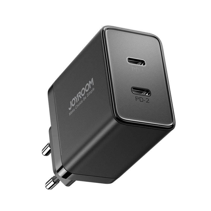 Carregador rápido Joyroom JR-TCF09 2x USB-C 40W - preto