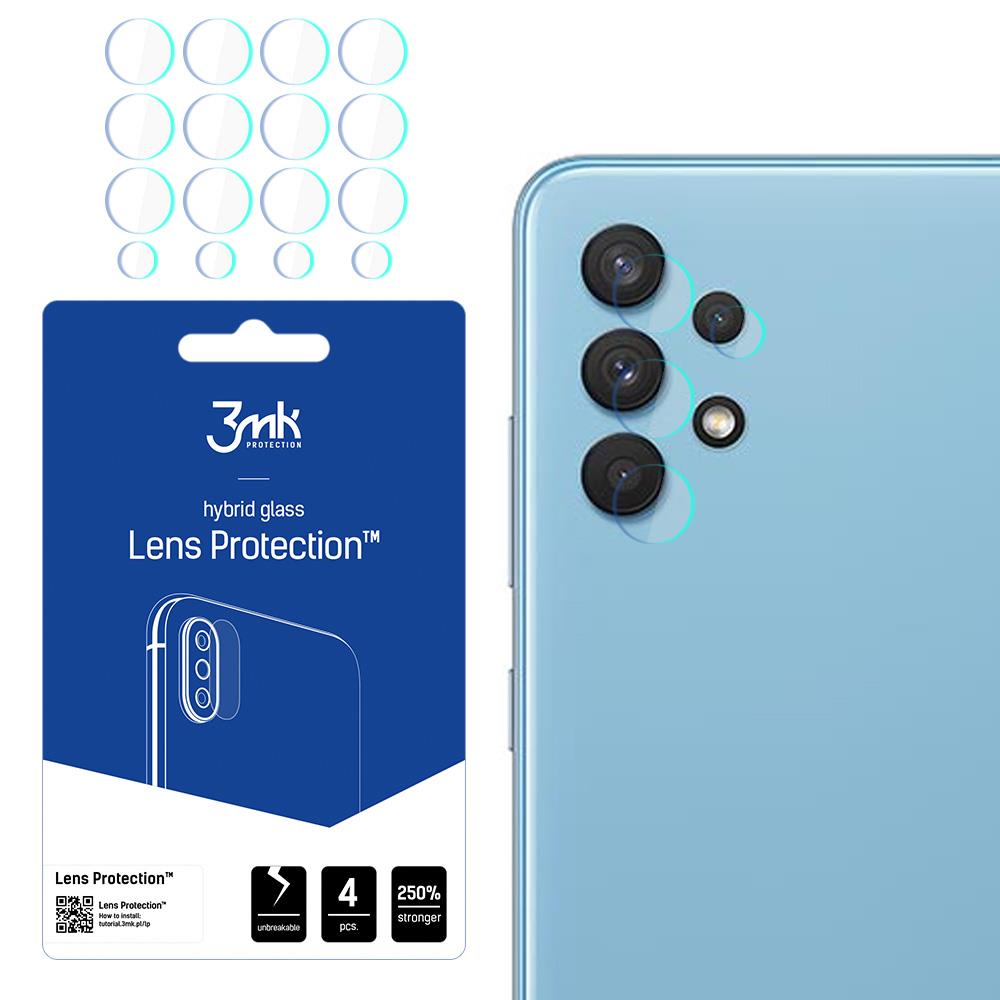 Proteção híbrida 3mk Lens Protection™ para lente de câmera no Samsung Galaxy A32 4G