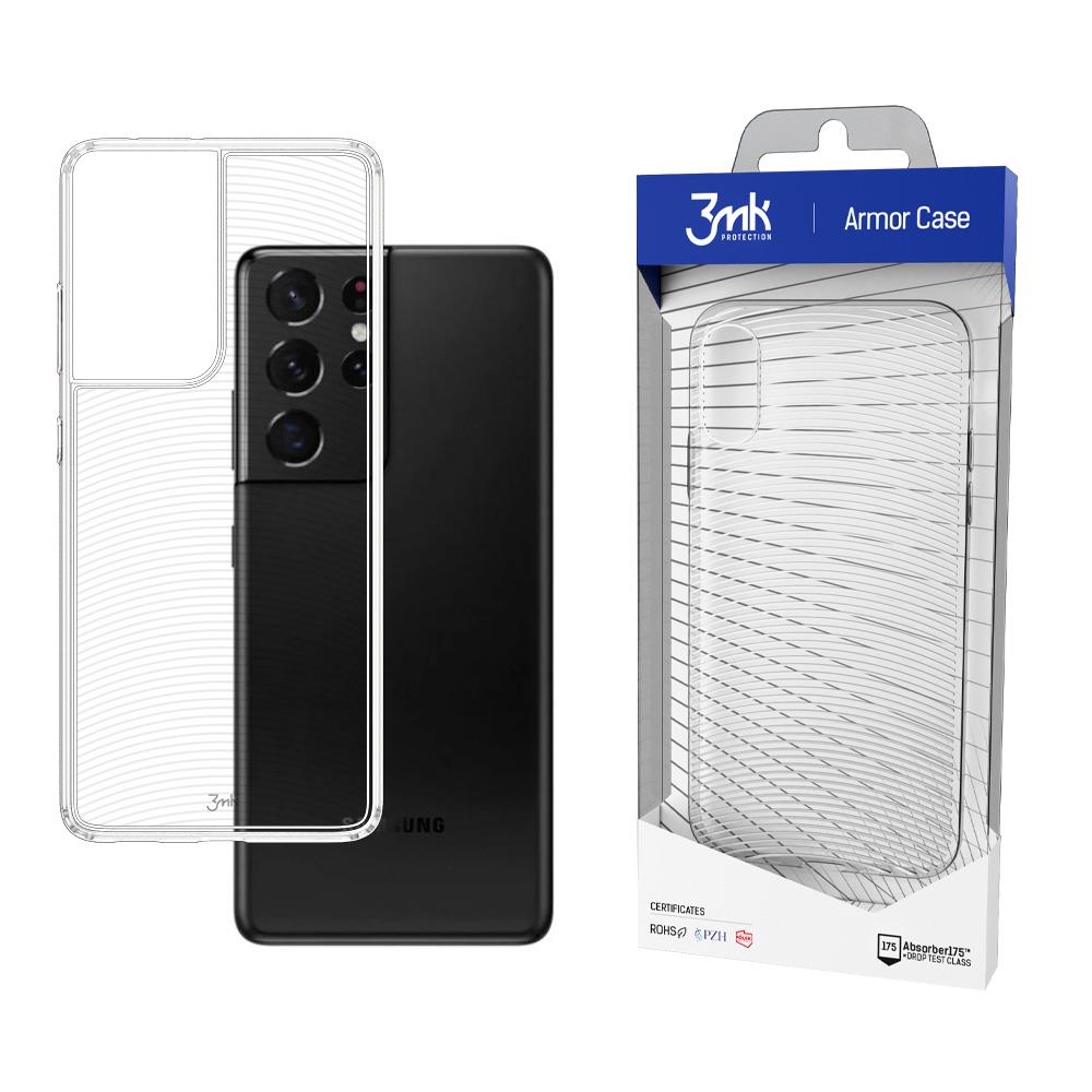 Capa 3mk Armor Case para Samsung Galaxy S21 Ultra 5G - transparente