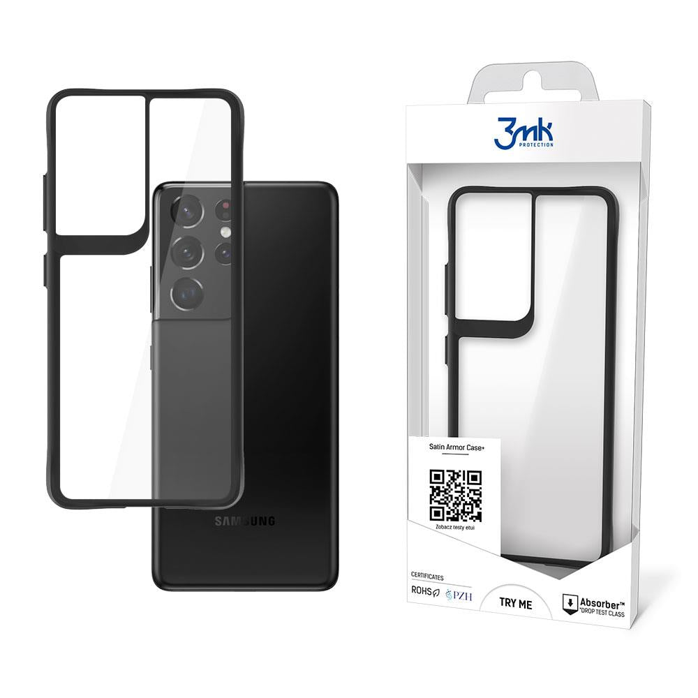 Etui 3mk Satin Armor Case+ para Samsung Galaxy S21 Ultra 5G - transparente