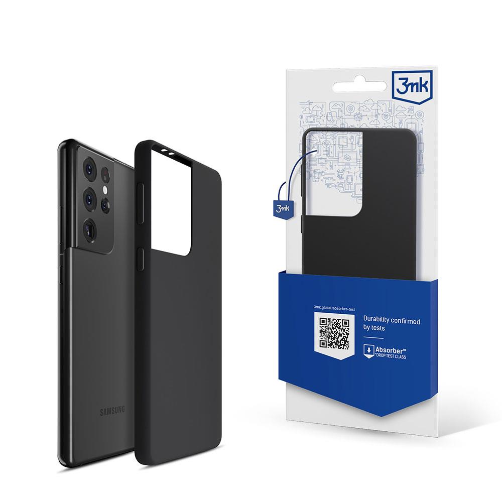 Etui 3mk Silicone Case para Samsung Galaxy S21 Ultra 5G - preto