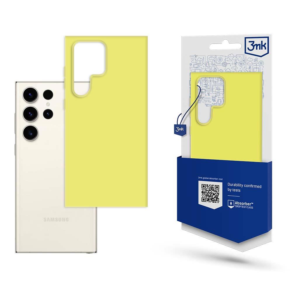 Etui 3mk Matt Case para Samsung Galaxy S23 Ultra - Amarelo