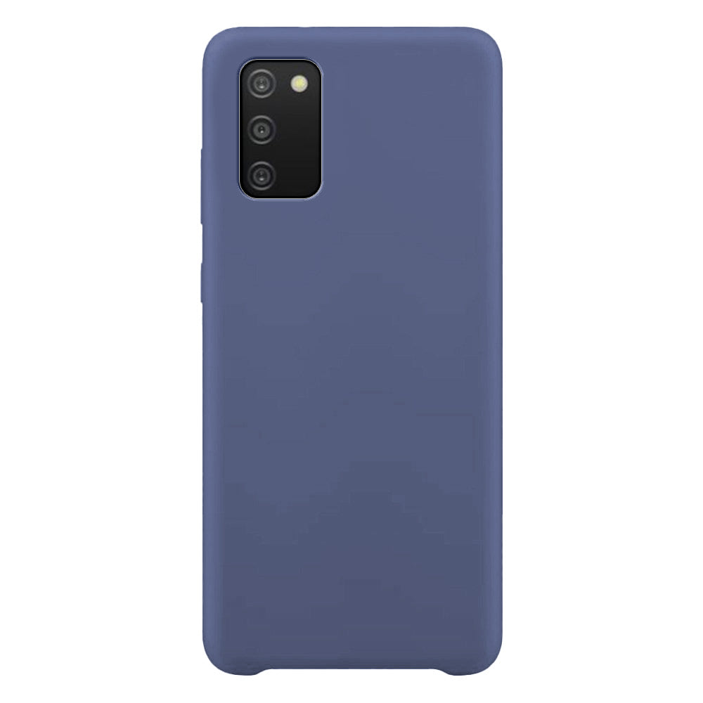 Capa de Silicone Flexível para Samsung Galaxy A03s na cor azul