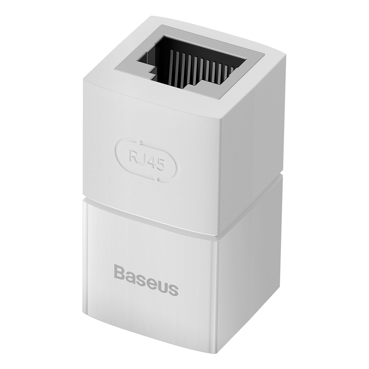 Conector de rede Ethernet RJ-45 Baseus AirJoy Series, pacote com 10 unidades - branco
