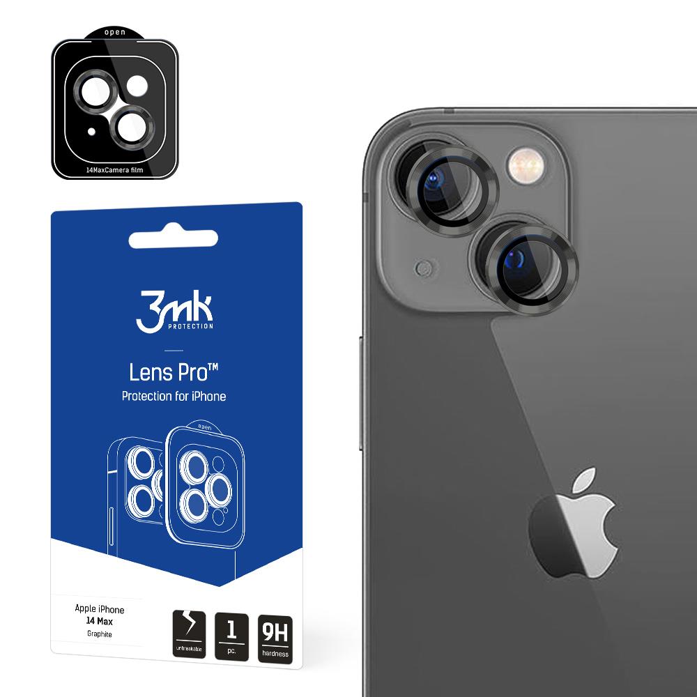 Proteção de Lente 3mk Lens Protection Pro para iPhone 14 Plus - grafite