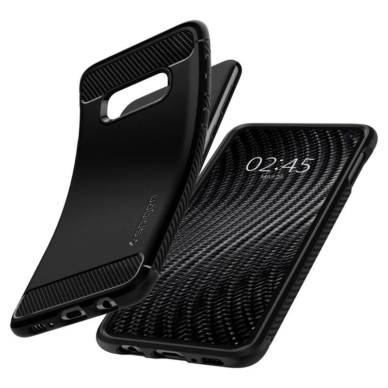 Estojo Spigen Rugged Armor para Samsung Galaxy S10 - preto fosco