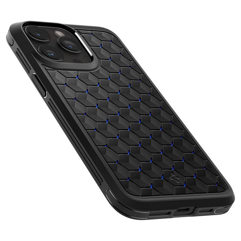 Capa Spigen Cryo Armor para iPhone 15 Pro Max - preto e azul