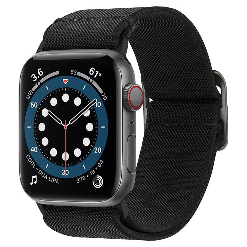 Pulseira Spigen Fit Lite para Apple Watch 4/5/6/7/8/9/SE/Ultra (42/44/45/49 mm) - preta