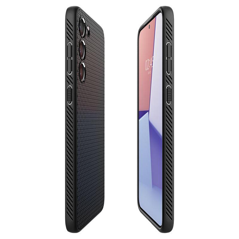 Capa Spigen Liquid Air para Samsung Galaxy S23+ - preto fosco