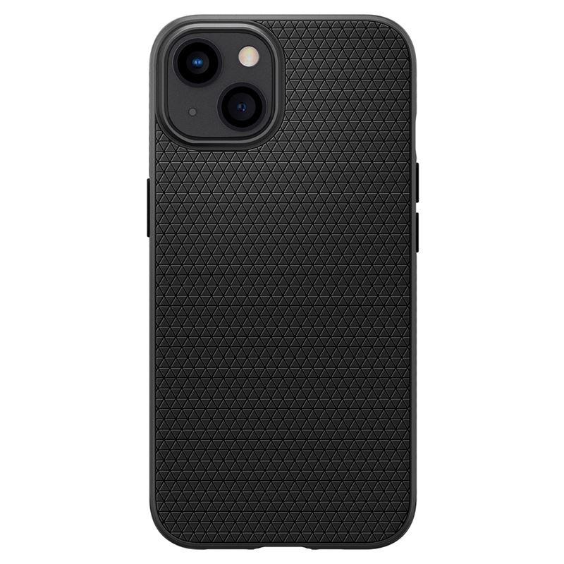 Capa Spigen Liquid Air para iPhone 13 - preto fosco