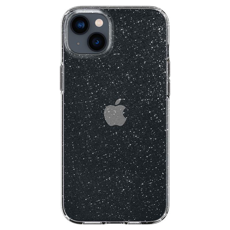 Capa Spigen Liquid Crystal para iPhone 14 - transparente com glitter