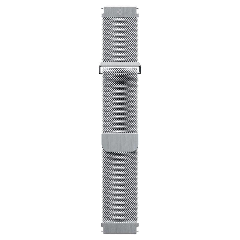 Kit de capa e pulseira Spigen Metal Fit Pro para Apple Watch 4/5/6/7/8/9/SE (44 / 45 mm) - prateado