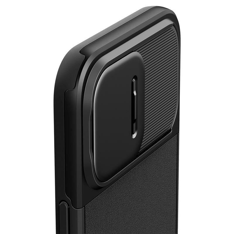 Capa Spigen Optik Armor Mag com MagSafe para iPhone 15 Pro Max - preta